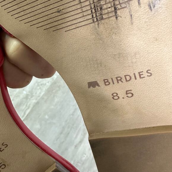 Birdies Kiwi Sandal in Tomato Suede size 8.5 - Picture 4 of 4
